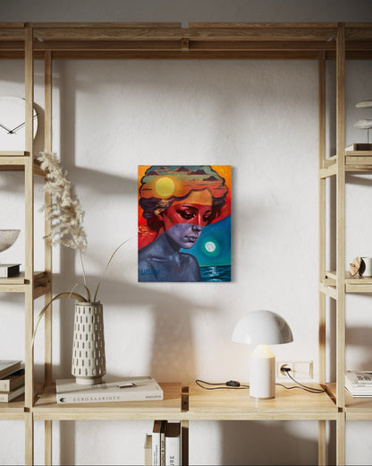 Diurna - lN - octurnal – Original Oil Painting on 16x20 Canvas - David Ussery