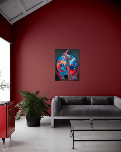 “Duality” oil 30x40 canvas. - David Ussery