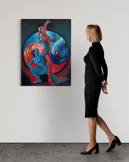 “Duality” oil 30x40 canvas. - David Ussery