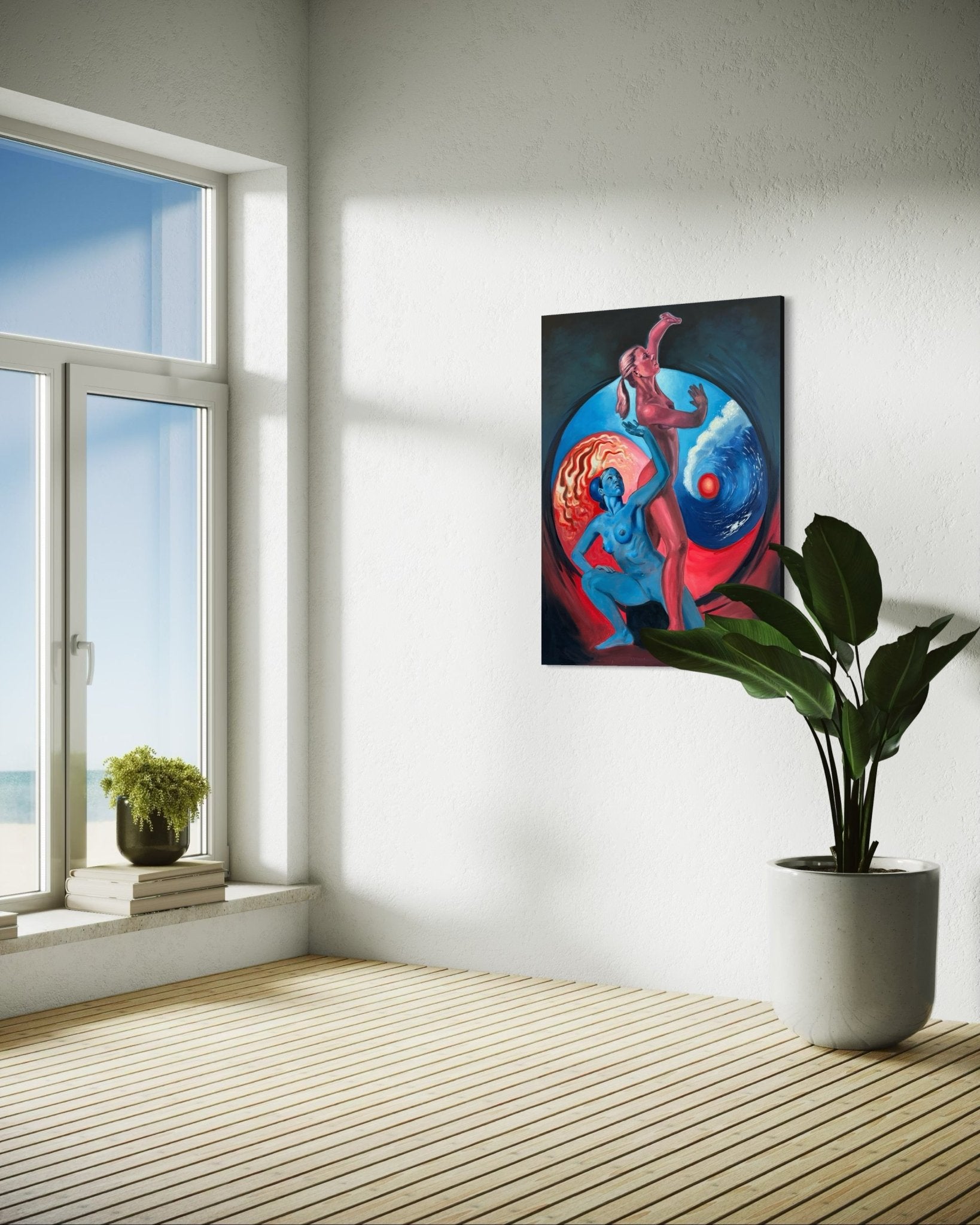 “Duality” oil 30x40 canvas. - David Ussery