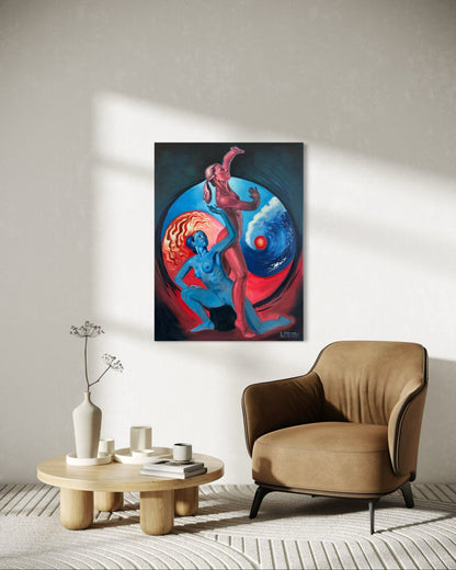 “Duality” oil 30x40 canvas. - David Ussery