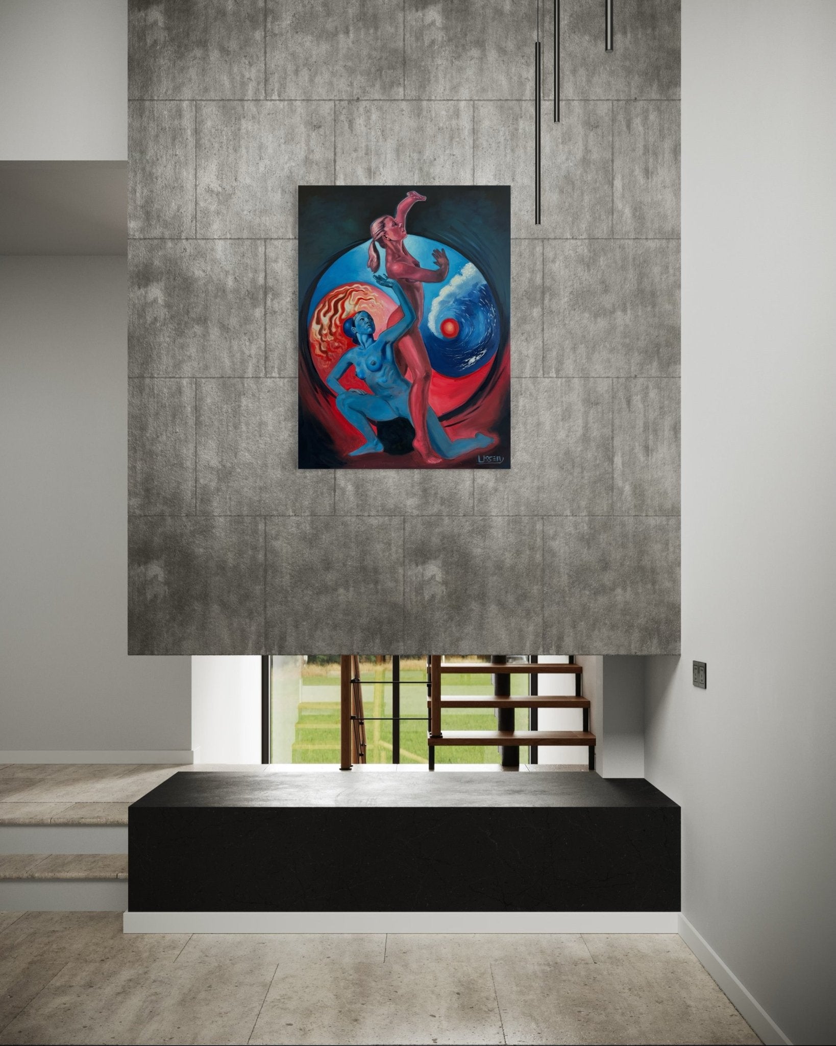 “Duality” oil 30x40 canvas. - David Ussery