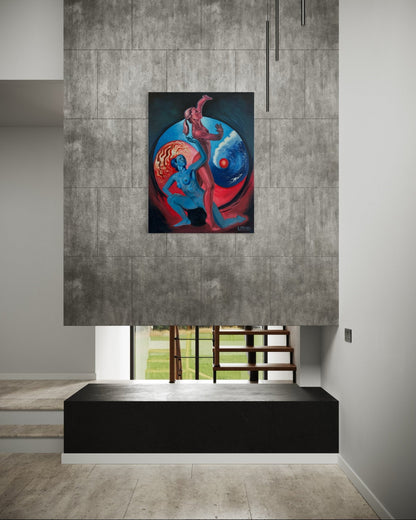 “Duality” oil 30x40 canvas. - David Ussery