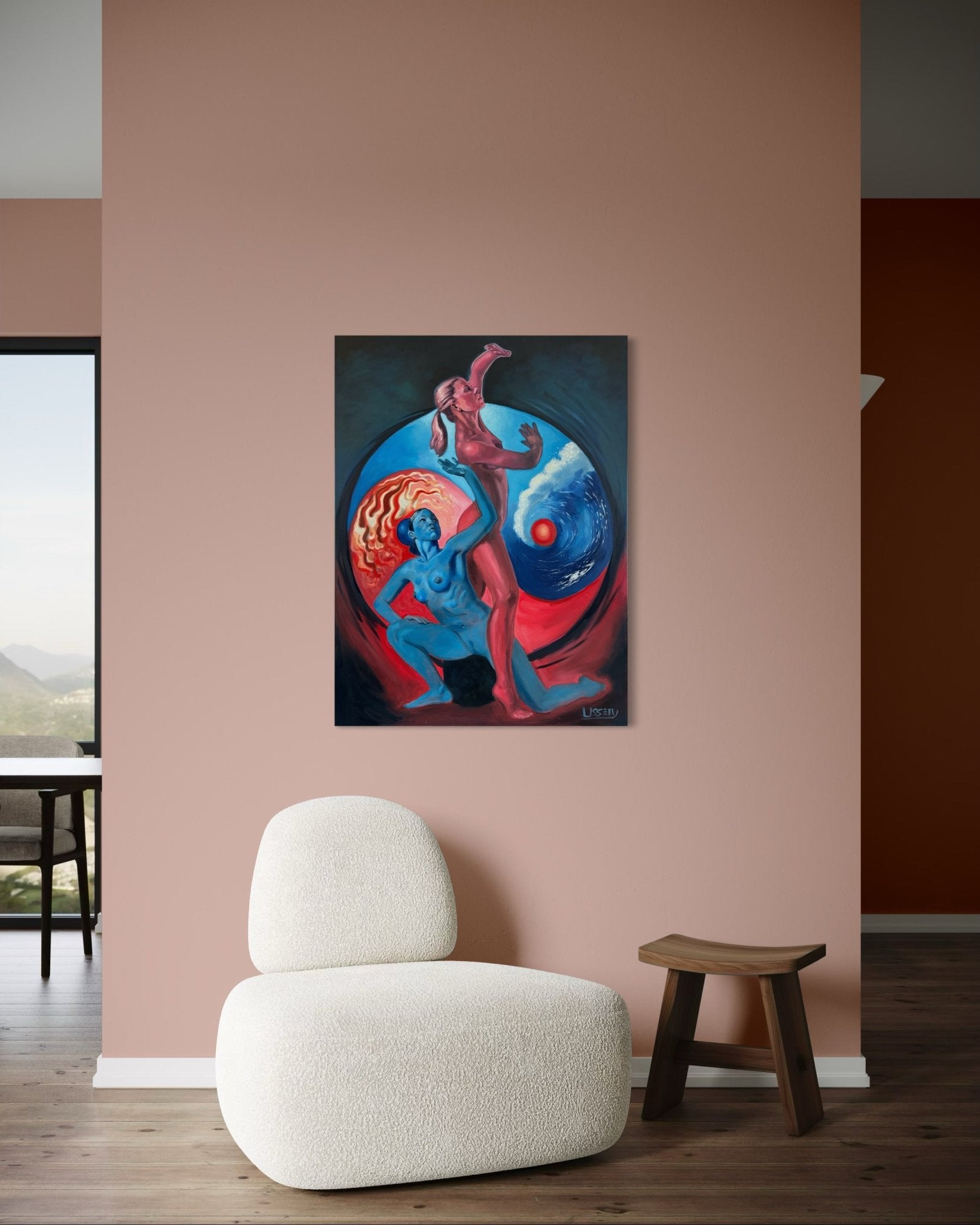 “Duality” oil 30x40 canvas. - David Ussery