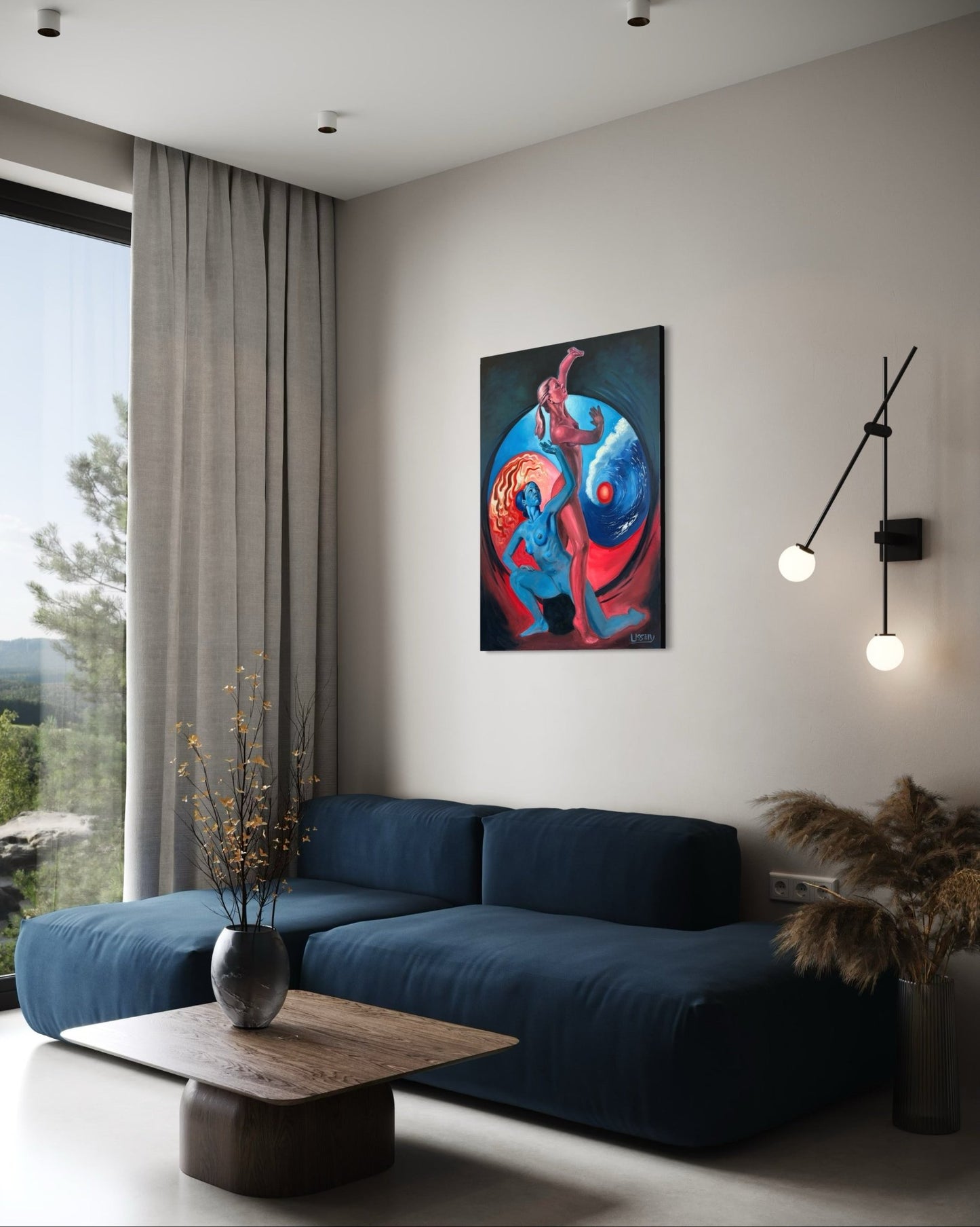 “Duality” oil 30x40 canvas. - David Ussery