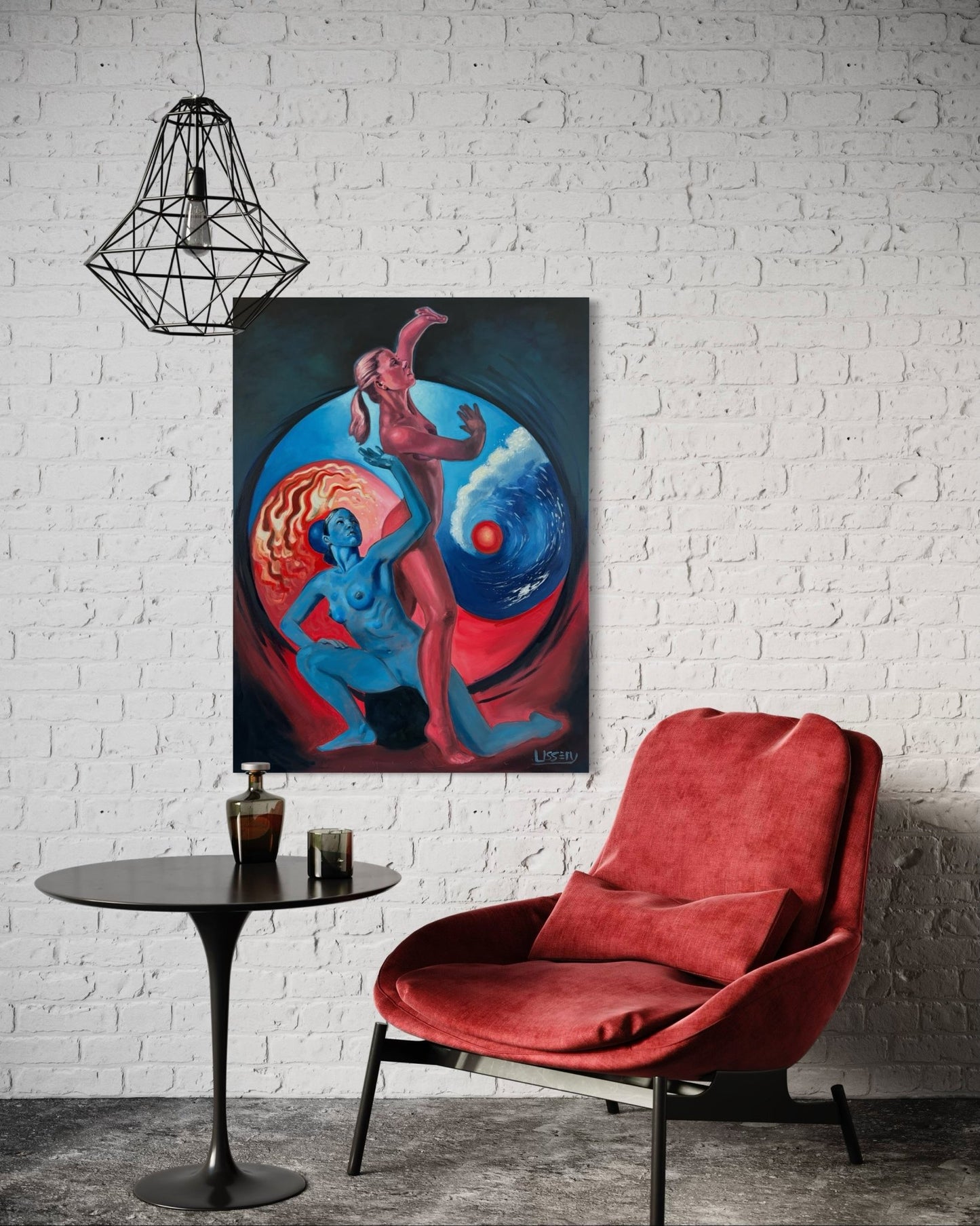 “Duality” oil 30x40 canvas. - David Ussery