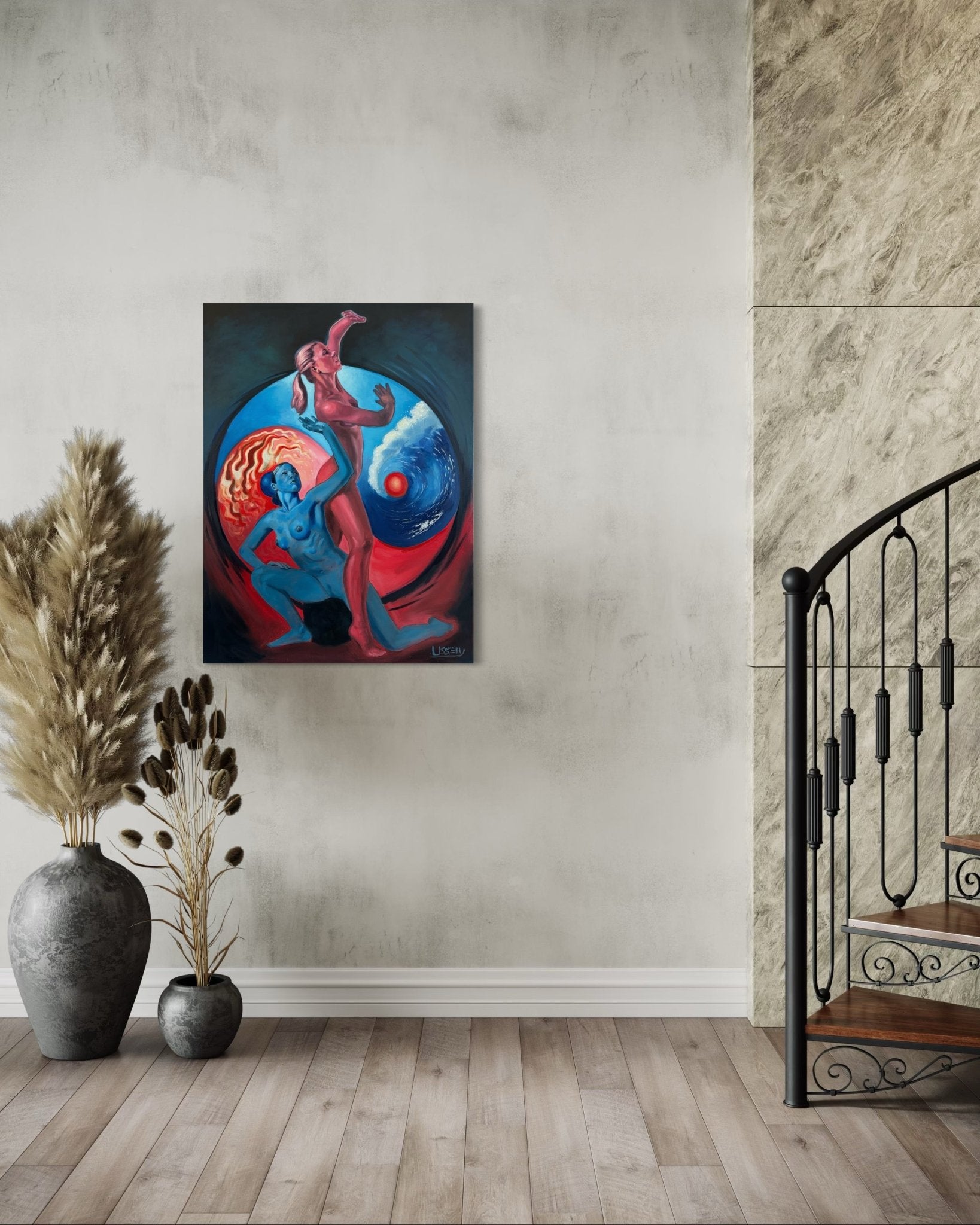 “Duality” oil 30x40 canvas. - David Ussery