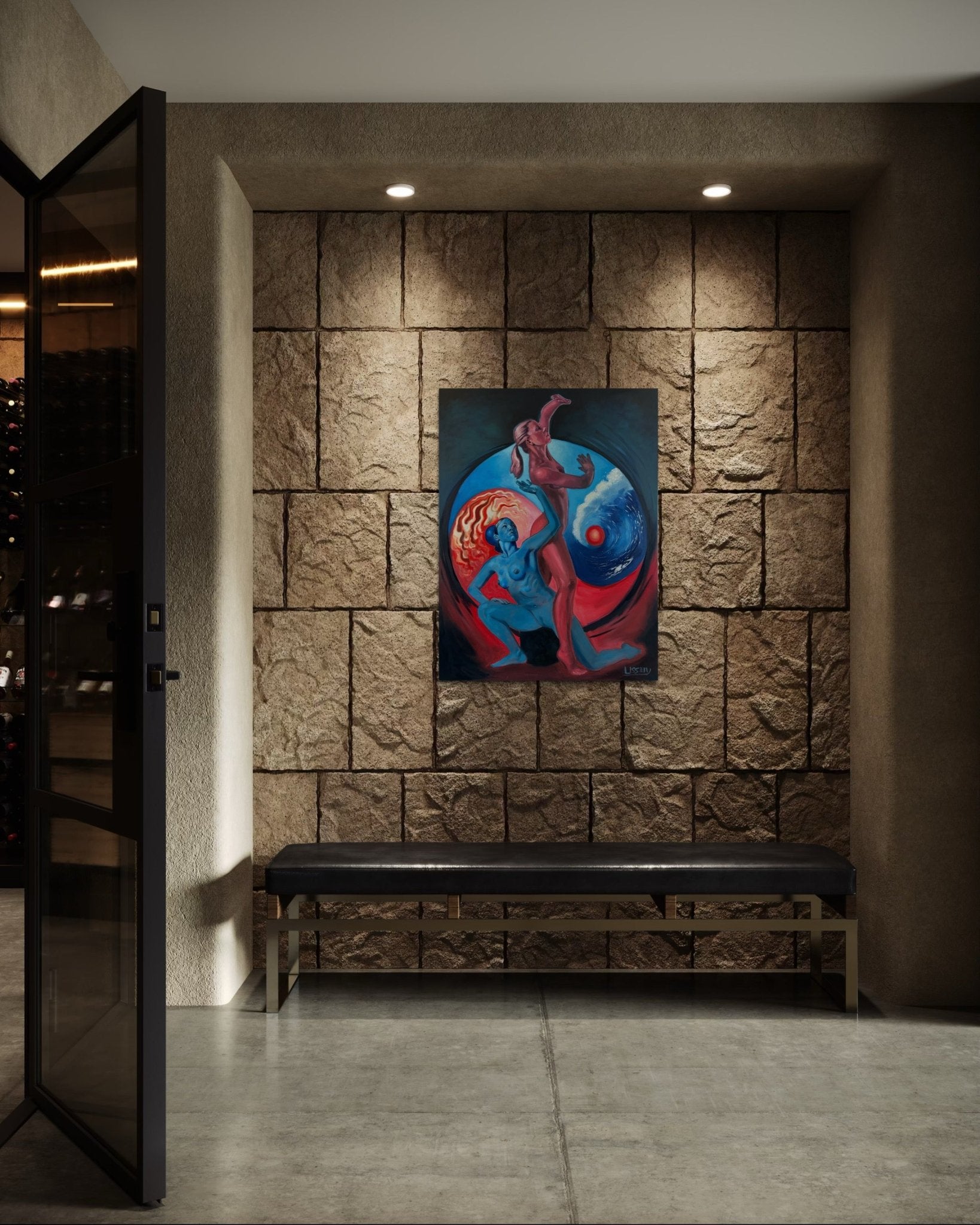 “Duality” oil 30x40 canvas. - David Ussery