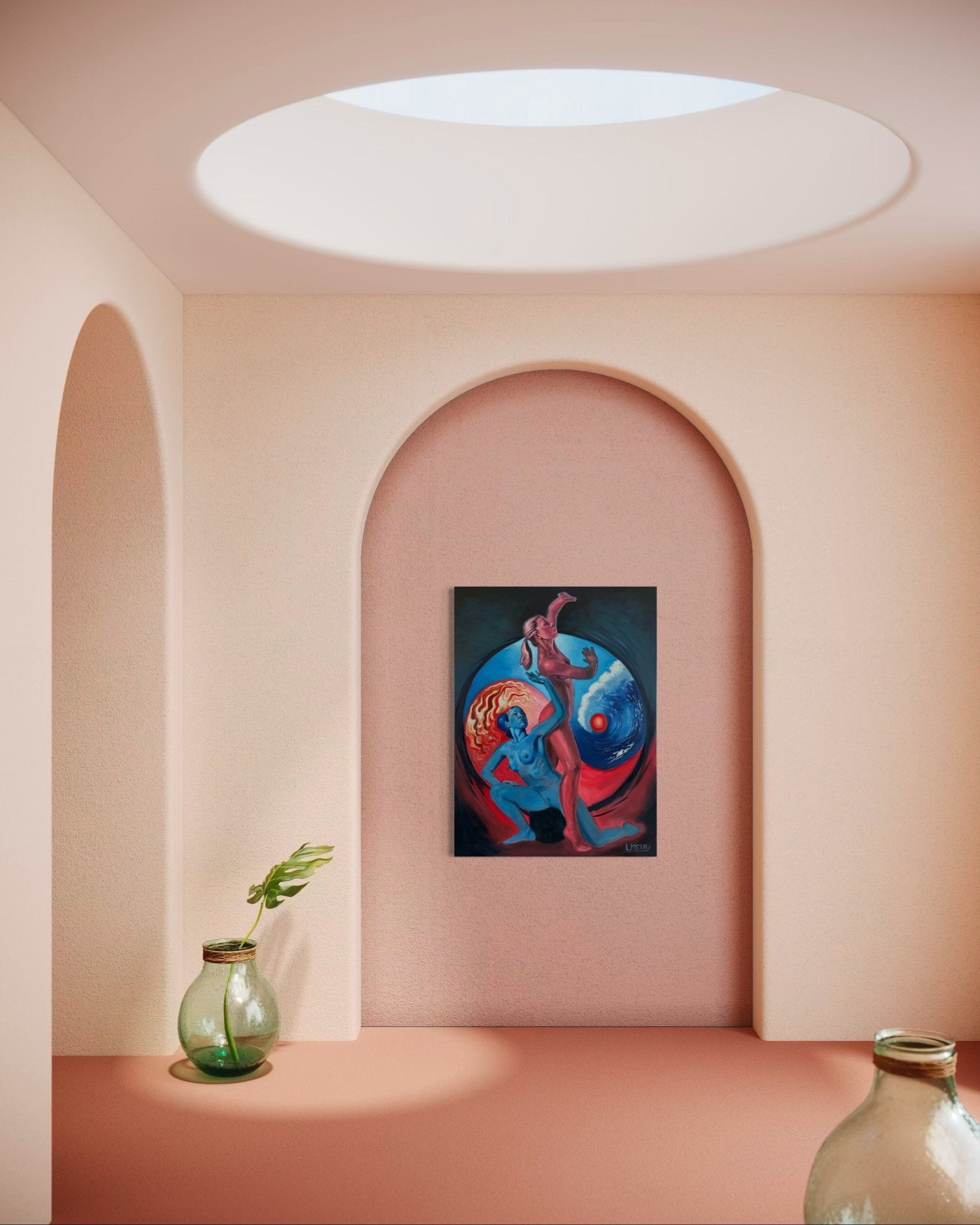 “Duality” oil 30x40 canvas. - David Ussery