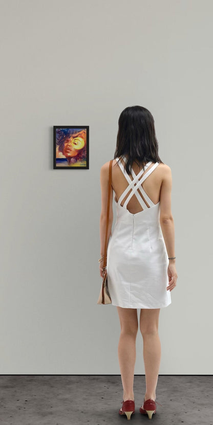 Equation Sunset – Original 8x10 Oil Painting by David Ussery | Free Shipping - David Ussery