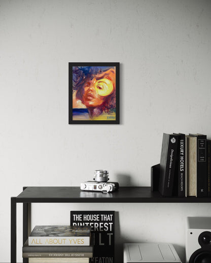 Equation Sunset – Original 8x10 Oil Painting by David Ussery | Free Shipping - David Ussery