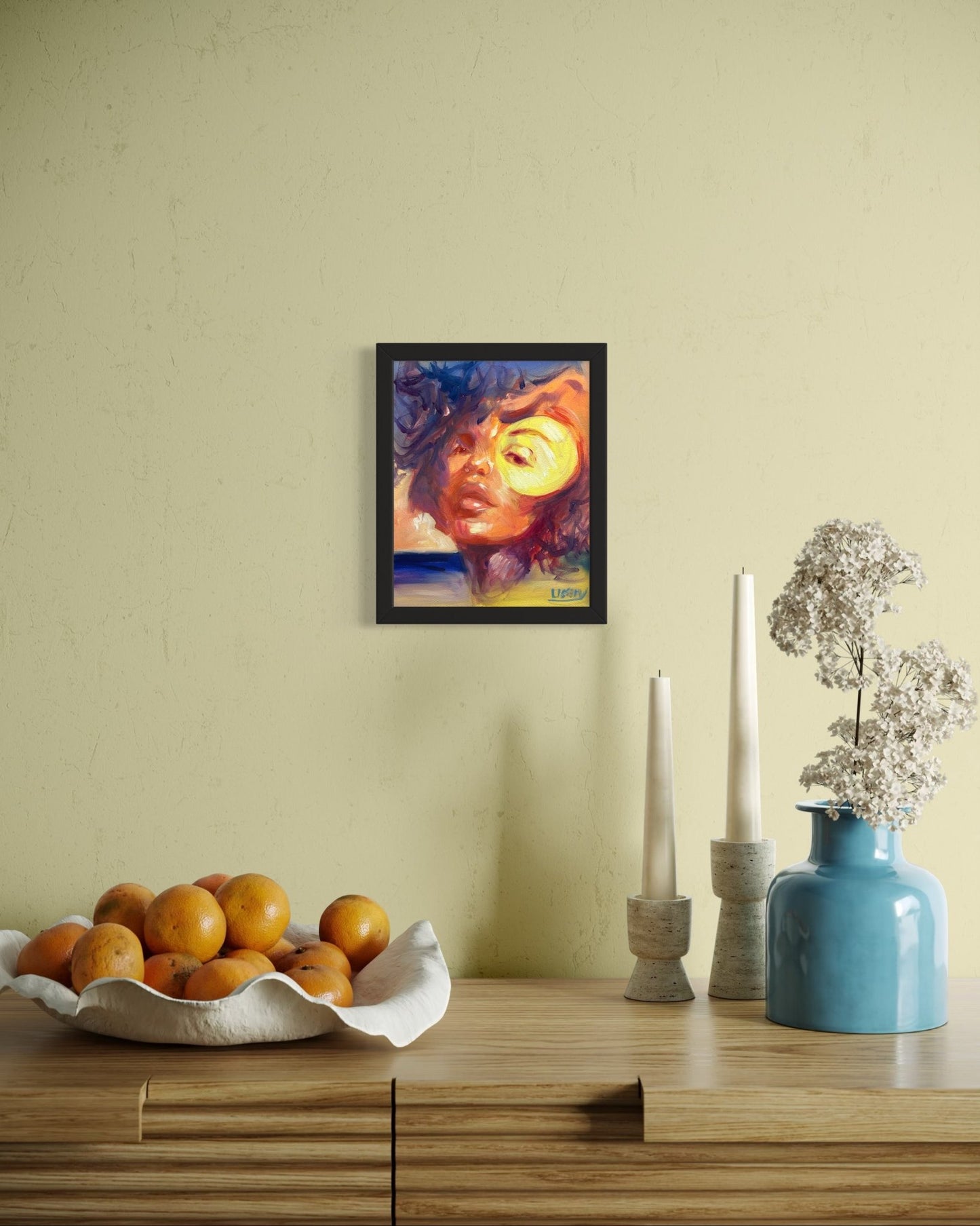 Equation Sunset – Original 8x10 Oil Painting by David Ussery | Free Shipping - David Ussery