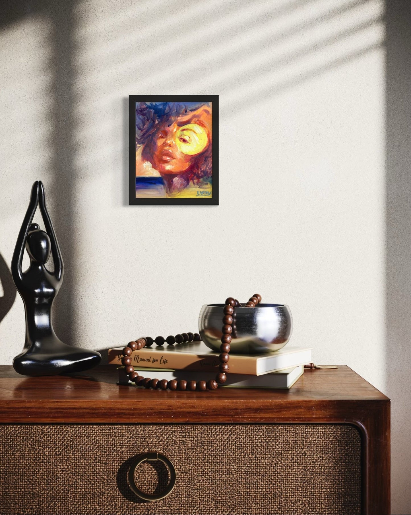 Equation Sunset – Original 8x10 Oil Painting by David Ussery | Free Shipping - David Ussery