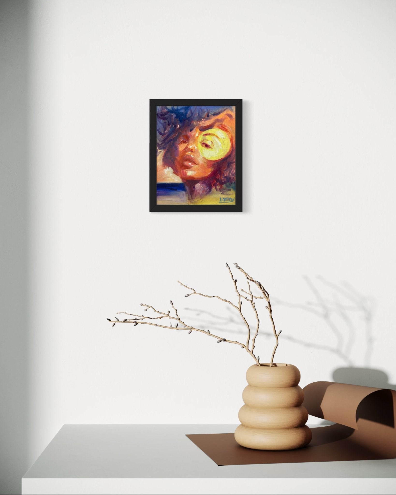 Equation Sunset – Original 8x10 Oil Painting by David Ussery | Free Shipping - David Ussery