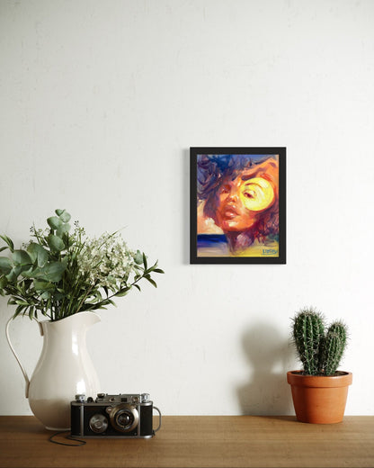 Equation Sunset – Original 8x10 Oil Painting by David Ussery | Free Shipping - David Ussery