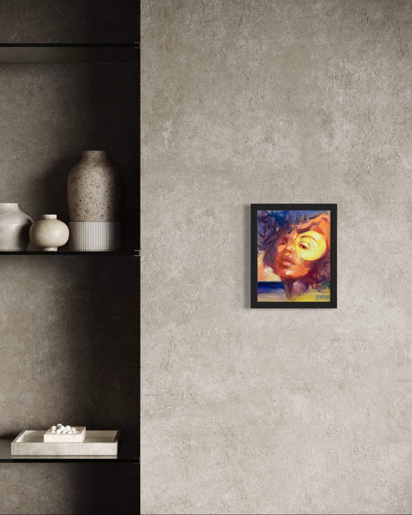 Equation Sunset – Original 8x10 Oil Painting by David Ussery | Free Shipping - David Ussery