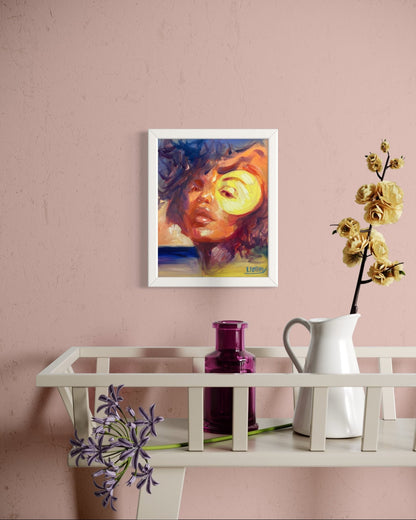 Equation Sunset – Original 8x10 Oil Painting by David Ussery | Free Shipping - David Ussery