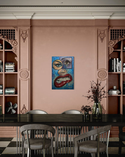 “Face It” Oil 24x36 canvas. - David Ussery