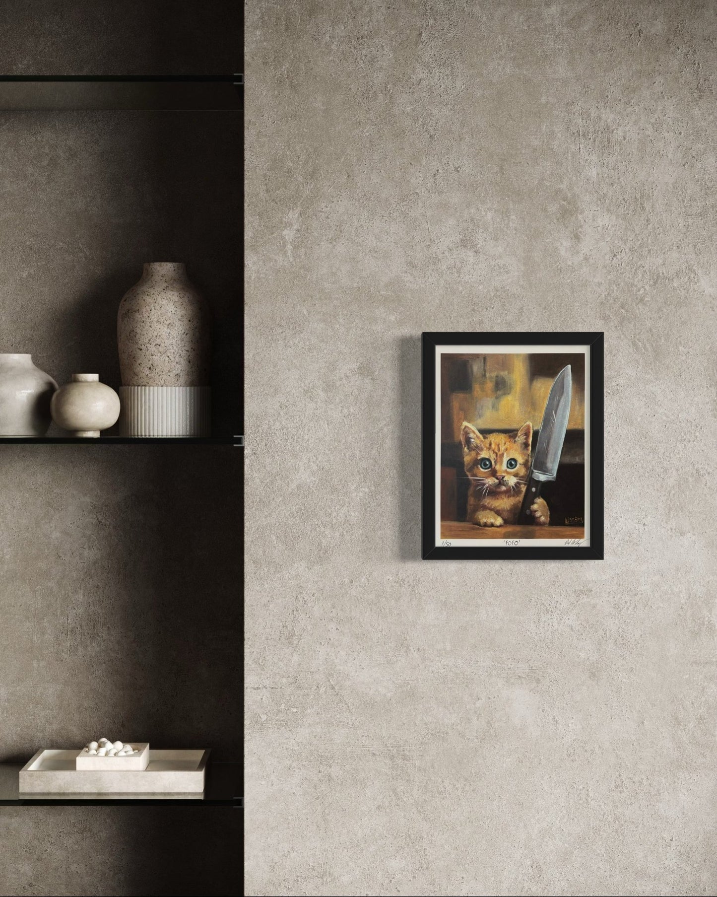 “FOFO” – Limited Edition 8.5” x 11” Art Print by David Ussery (Only 50 Available) - David Ussery