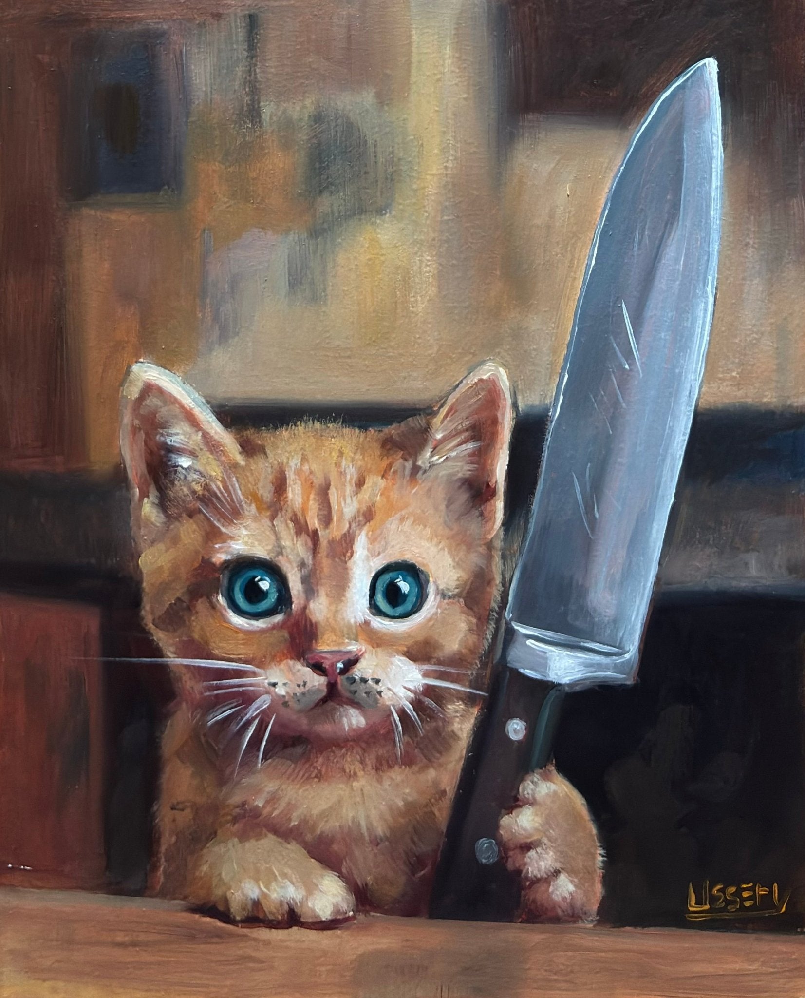 “FOFO” – Limited Edition 8.5” x 11” Art Print by David Ussery (Only 50 Available) - David Ussery