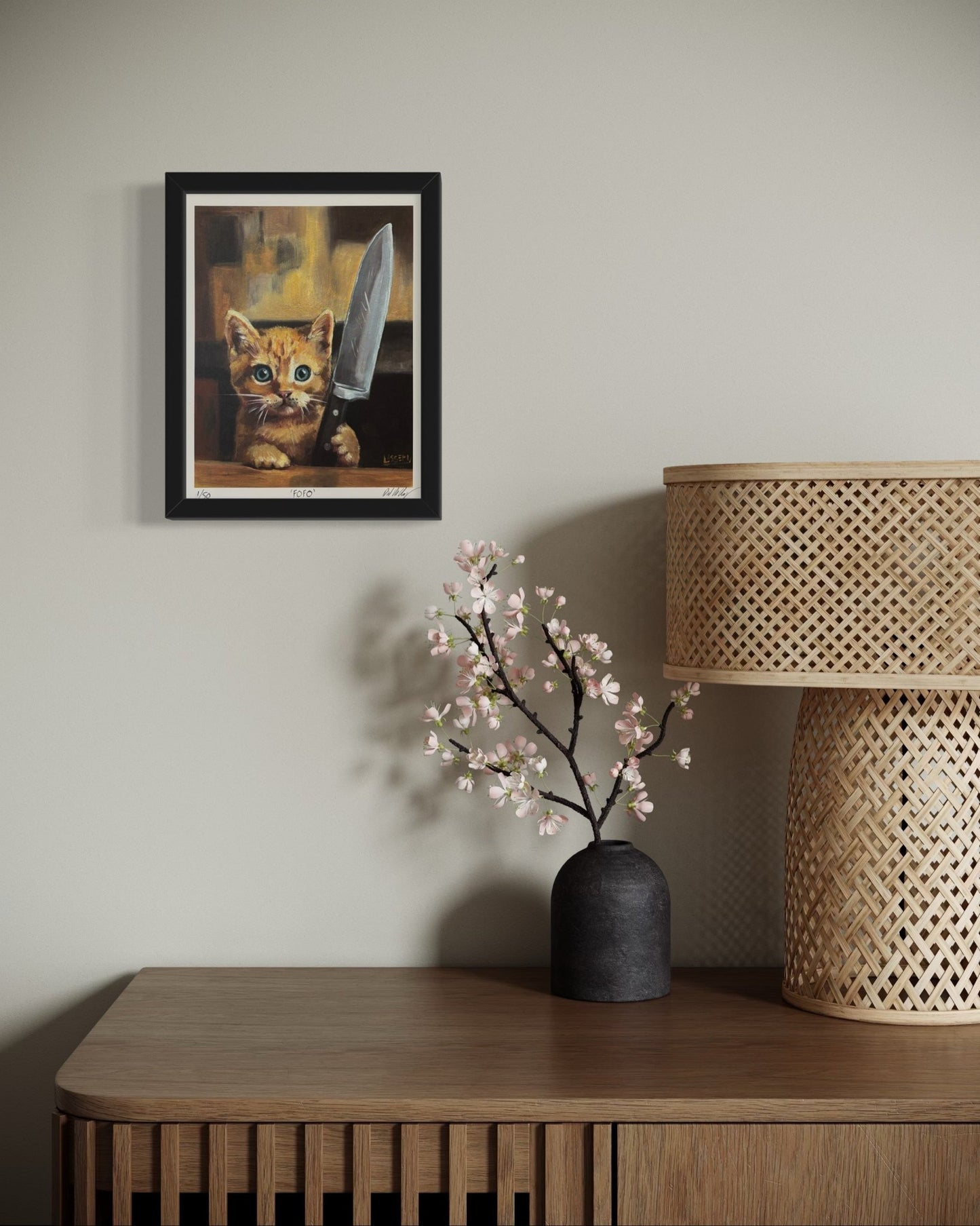 “FOFO” – Limited Edition 8.5” x 11” Art Print by David Ussery (Only 50 Available) - David Ussery