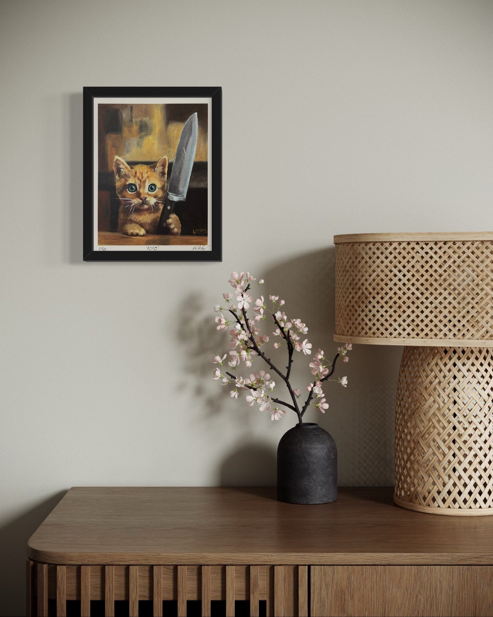 “FOFO” – Limited Edition 8.5” x 11” Art Print by David Ussery (Only 50 Available) - David Ussery