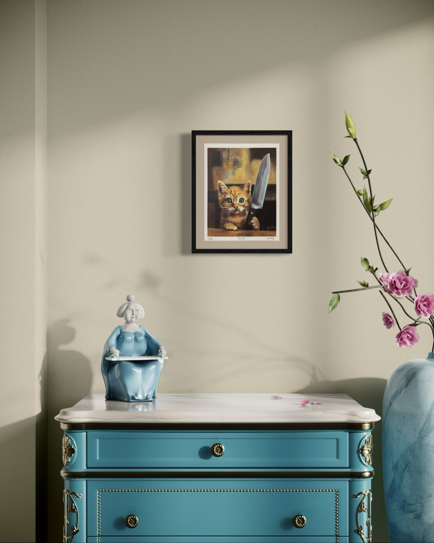 “FOFO” – Limited Edition 8.5” x 11” Art Print by David Ussery (Only 50 Available) - David Ussery