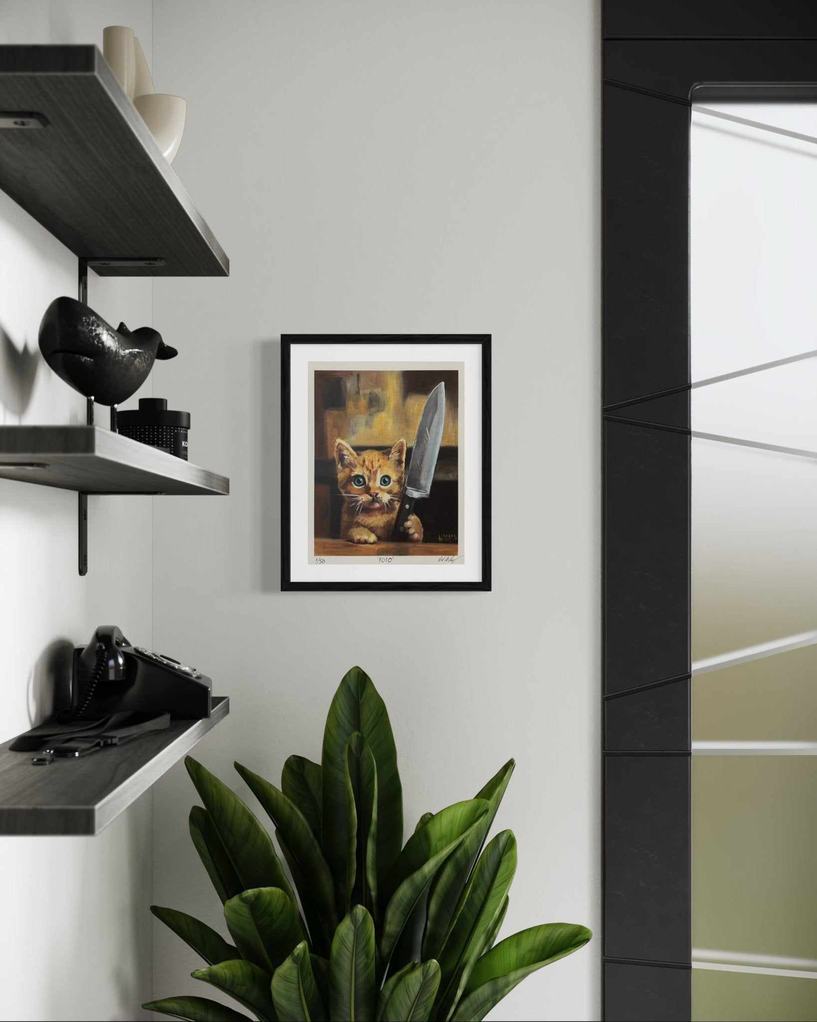 “FOFO” – Limited Edition 8.5” x 11” Art Print by David Ussery (Only 50 Available) - David Ussery