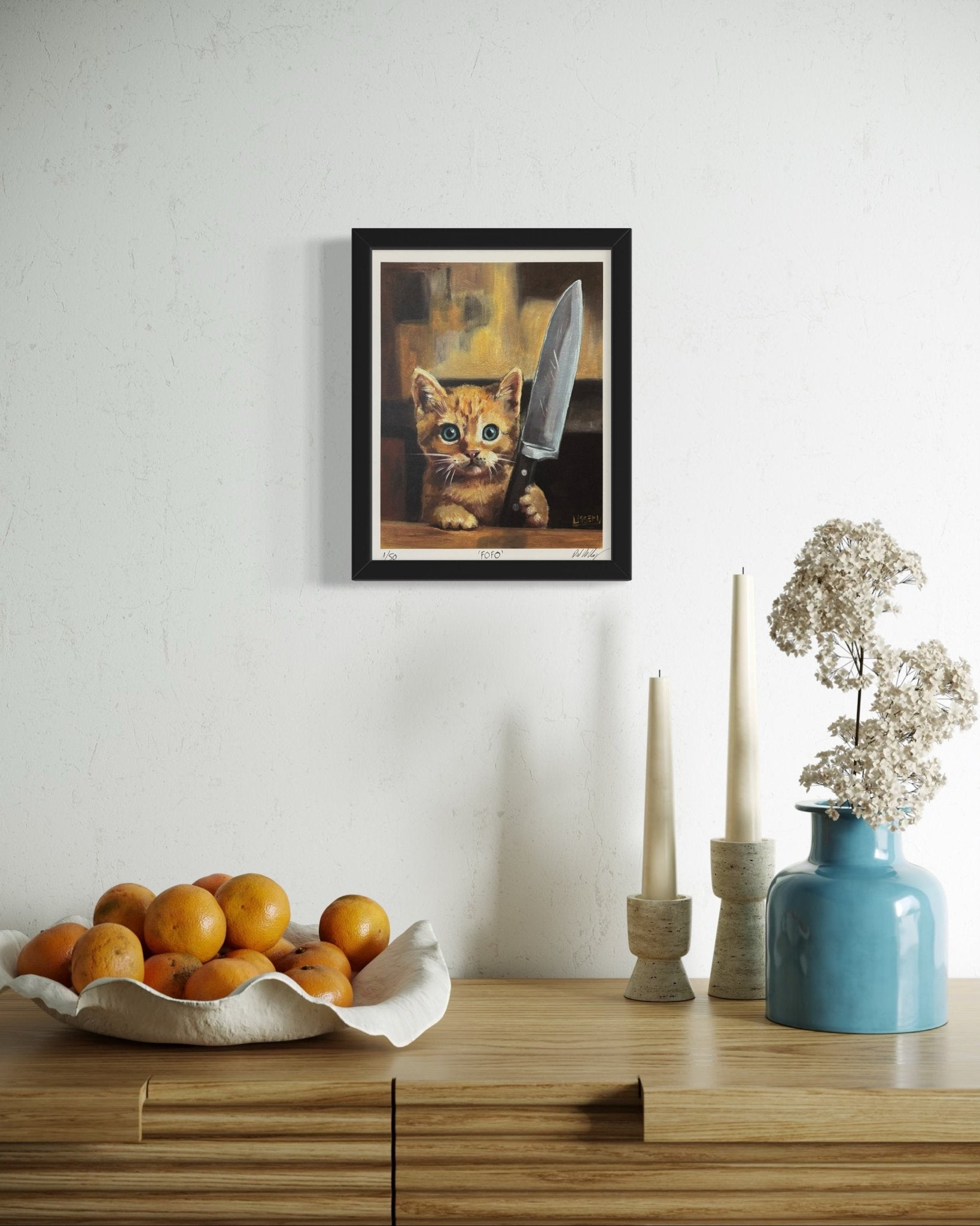 “FOFO” – Limited Edition 8.5” x 11” Art Print by David Ussery (Only 50 Available) - David Ussery