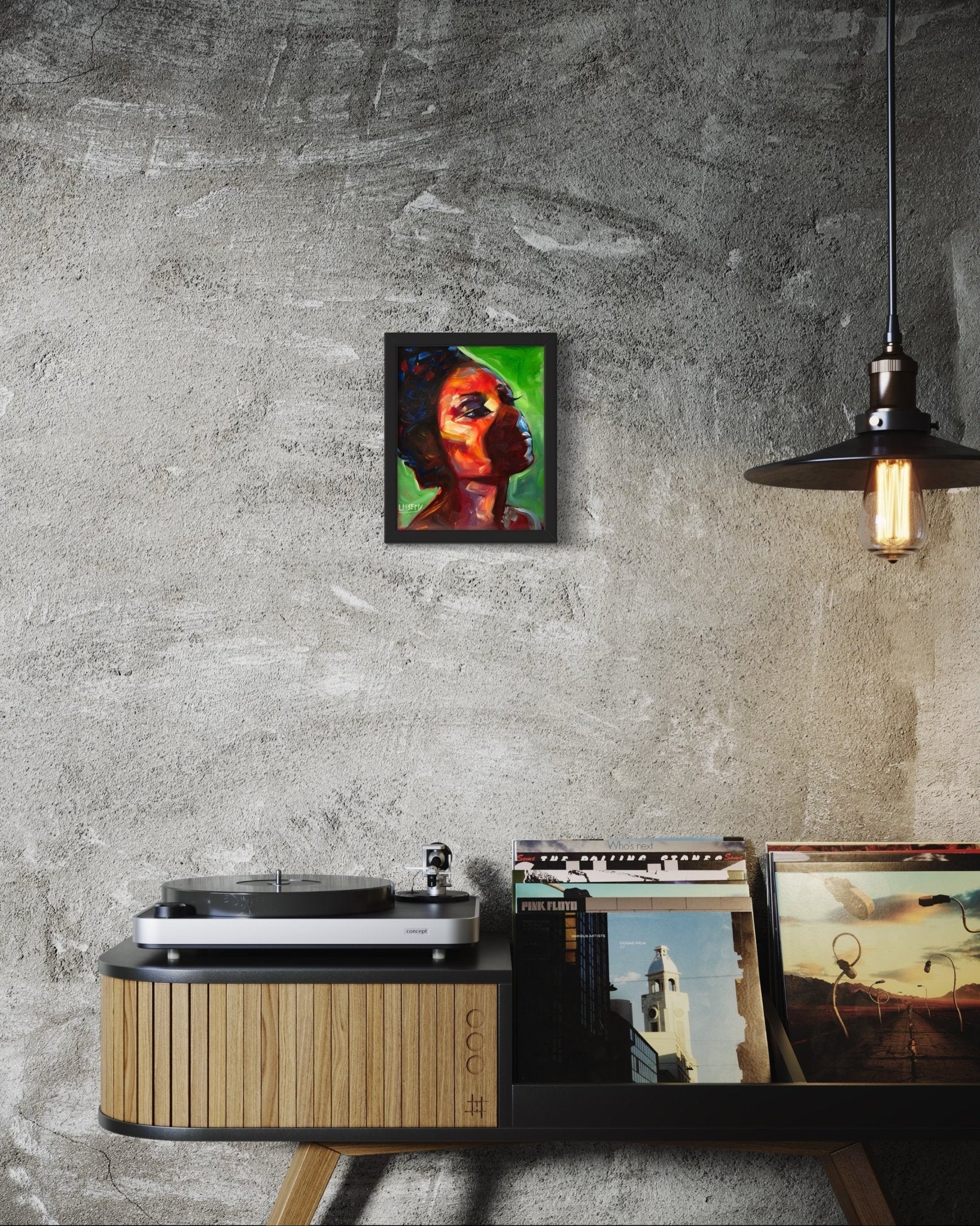 "Illuminated Unconscious" Oil 10x8 Panel - David Ussery