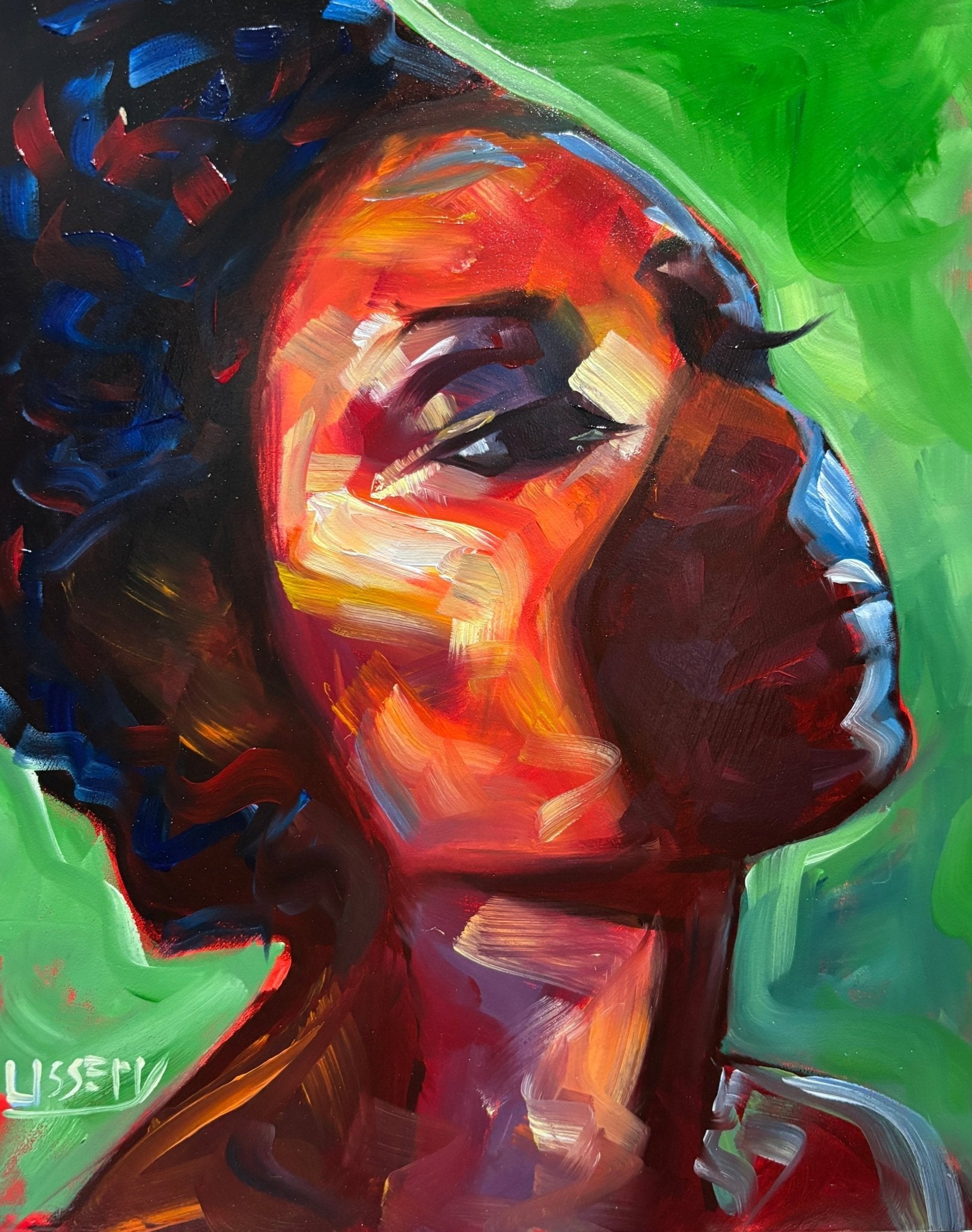 "Illuminated Unconscious" Oil 10x8 Panel - David Ussery