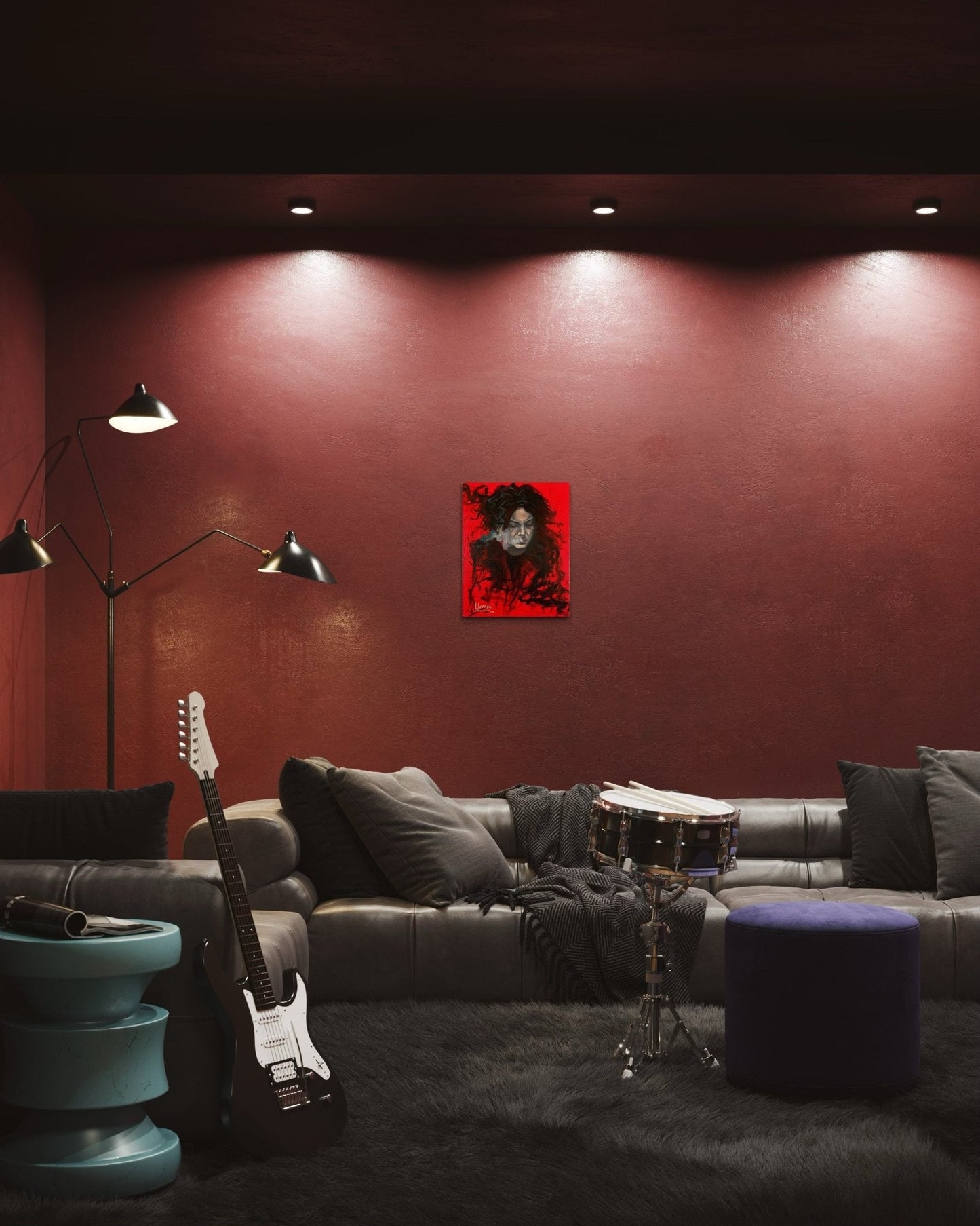 Jack White Original Oil Painting – 16x20 Canvas – Ready to Hang – Free Shipping - David Ussery