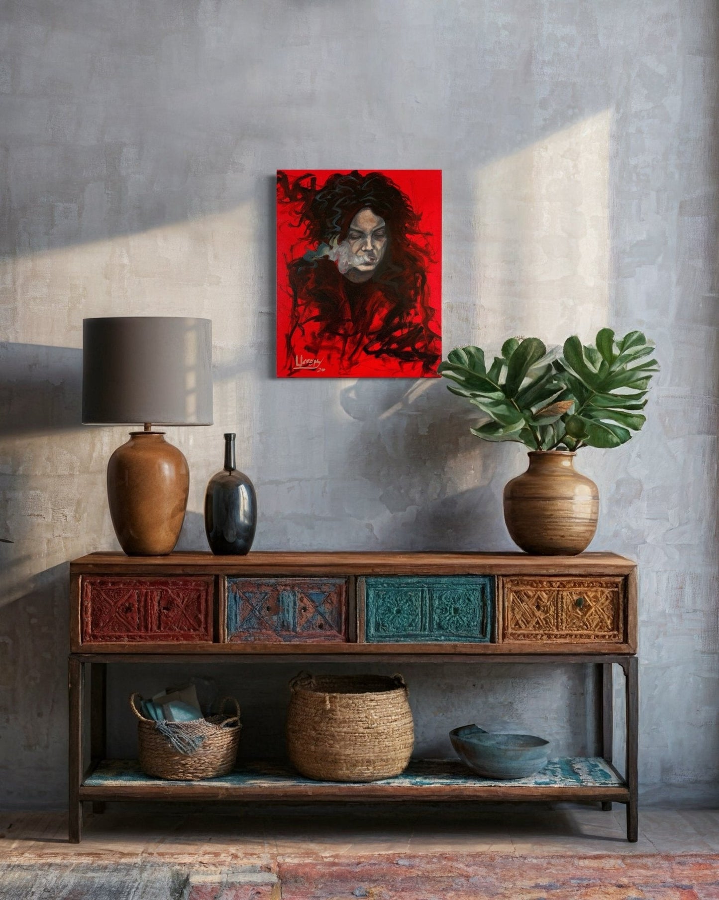 Jack White Original Oil Painting – 16x20 Canvas – Ready to Hang – Free Shipping - David Ussery