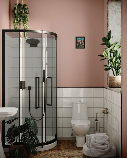 Original Pig Oil Painting 8x6 by David Ussery - Funny Animal Art - David Ussery