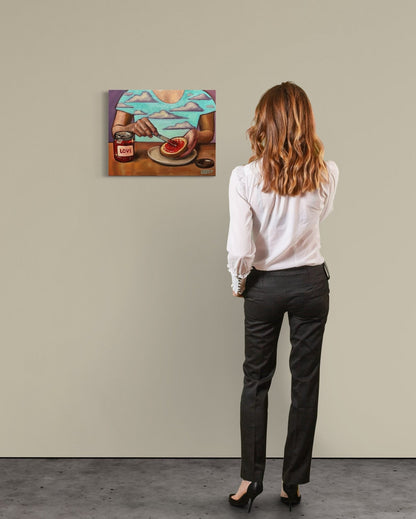 Love Spread – Original Oil Painting on 16x20 Stretched Canvas - David Ussery