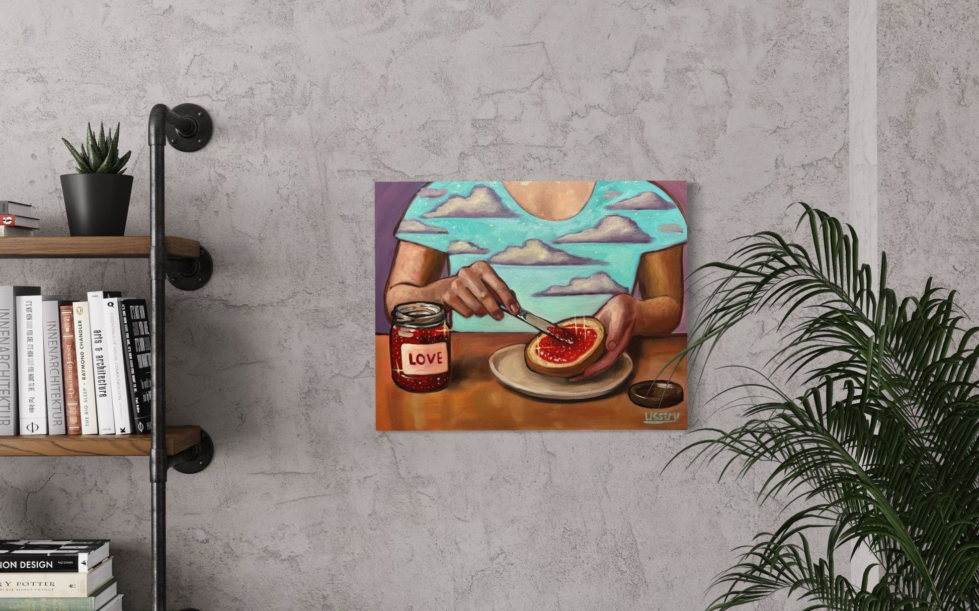 Love Spread – Original Oil Painting on 16x20 Stretched Canvas - David Ussery