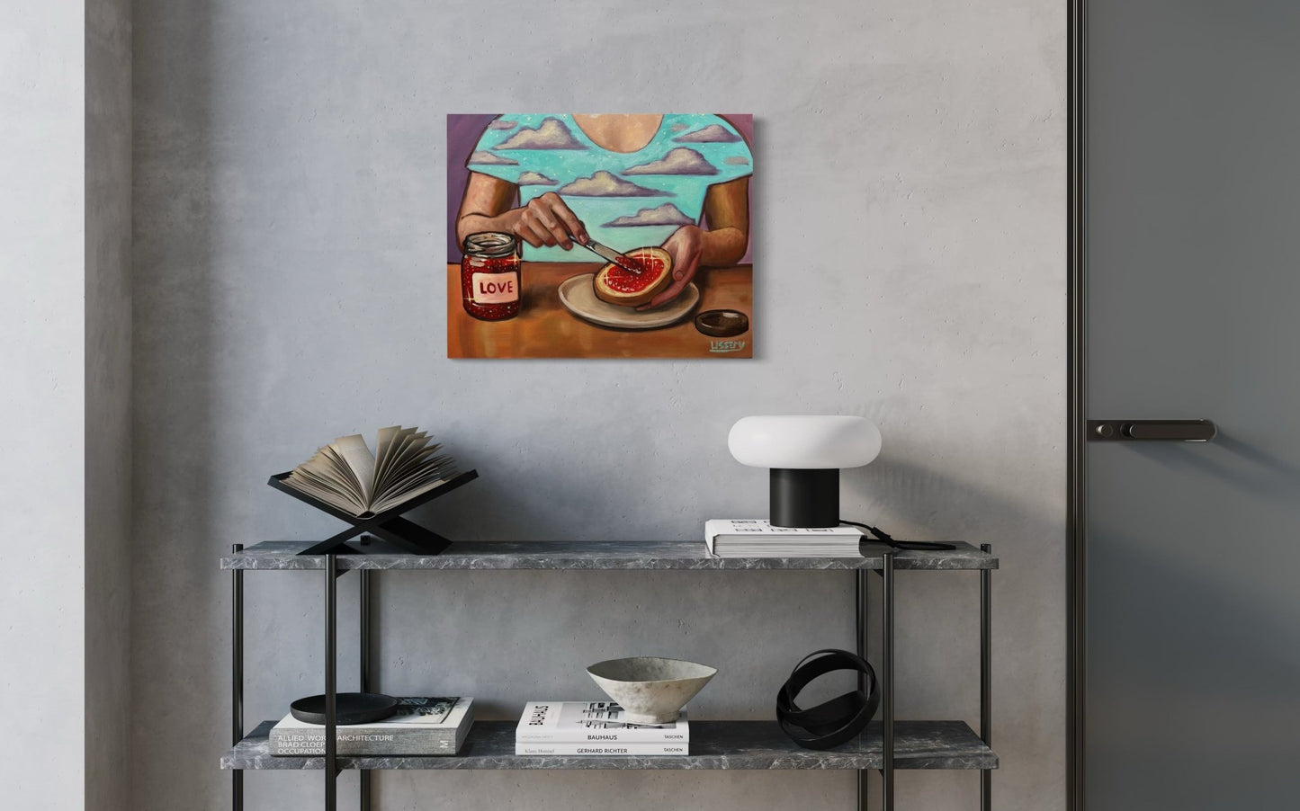 Love Spread – Original Oil Painting on 16x20 Stretched Canvas - David Ussery