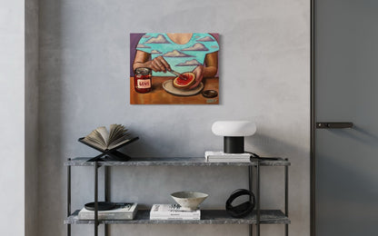 Love Spread – Original Oil Painting on 16x20 Stretched Canvas - David Ussery