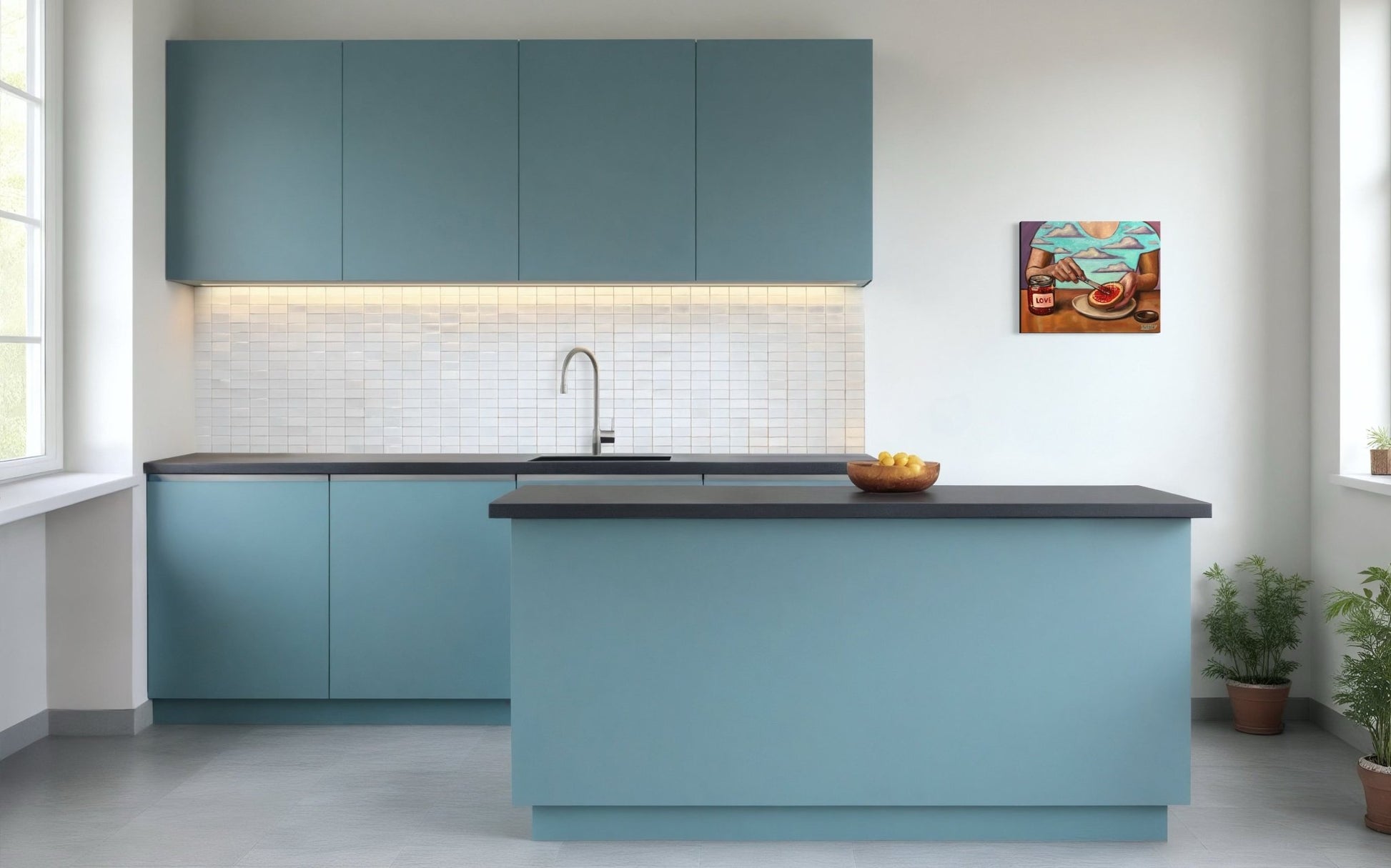 Love Spread – Original Oil Painting on 16x20 Stretched Canvas - David Ussery