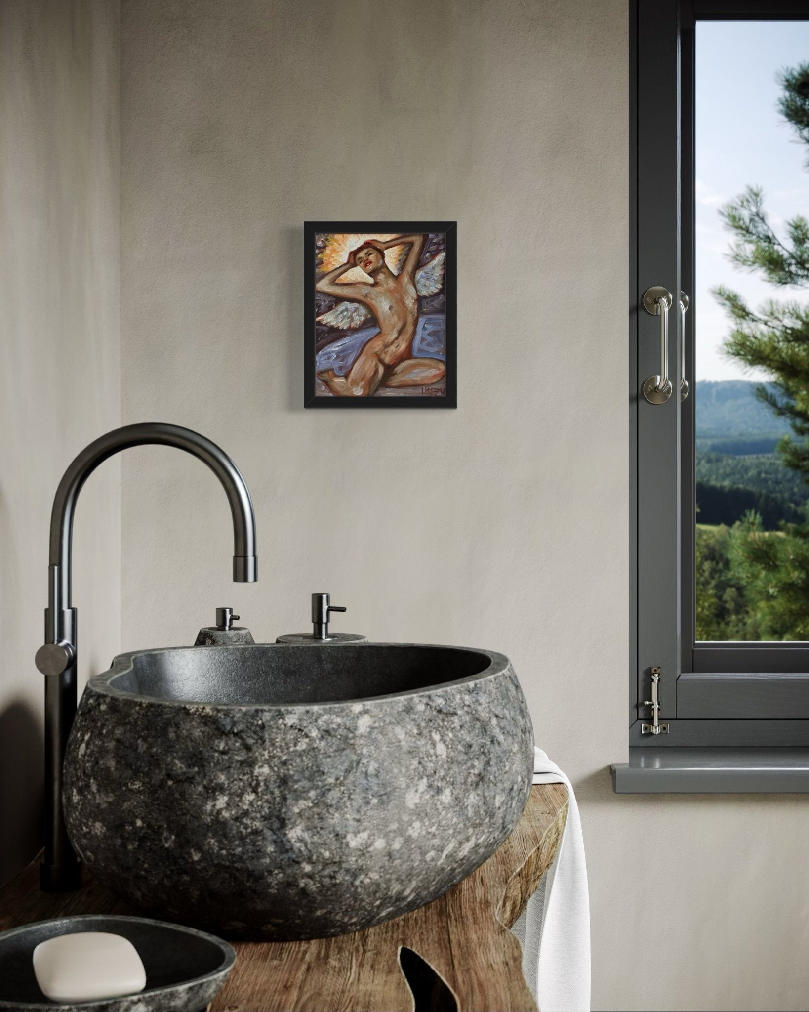 “Nimbus” oil 8x10 panel - David Ussery