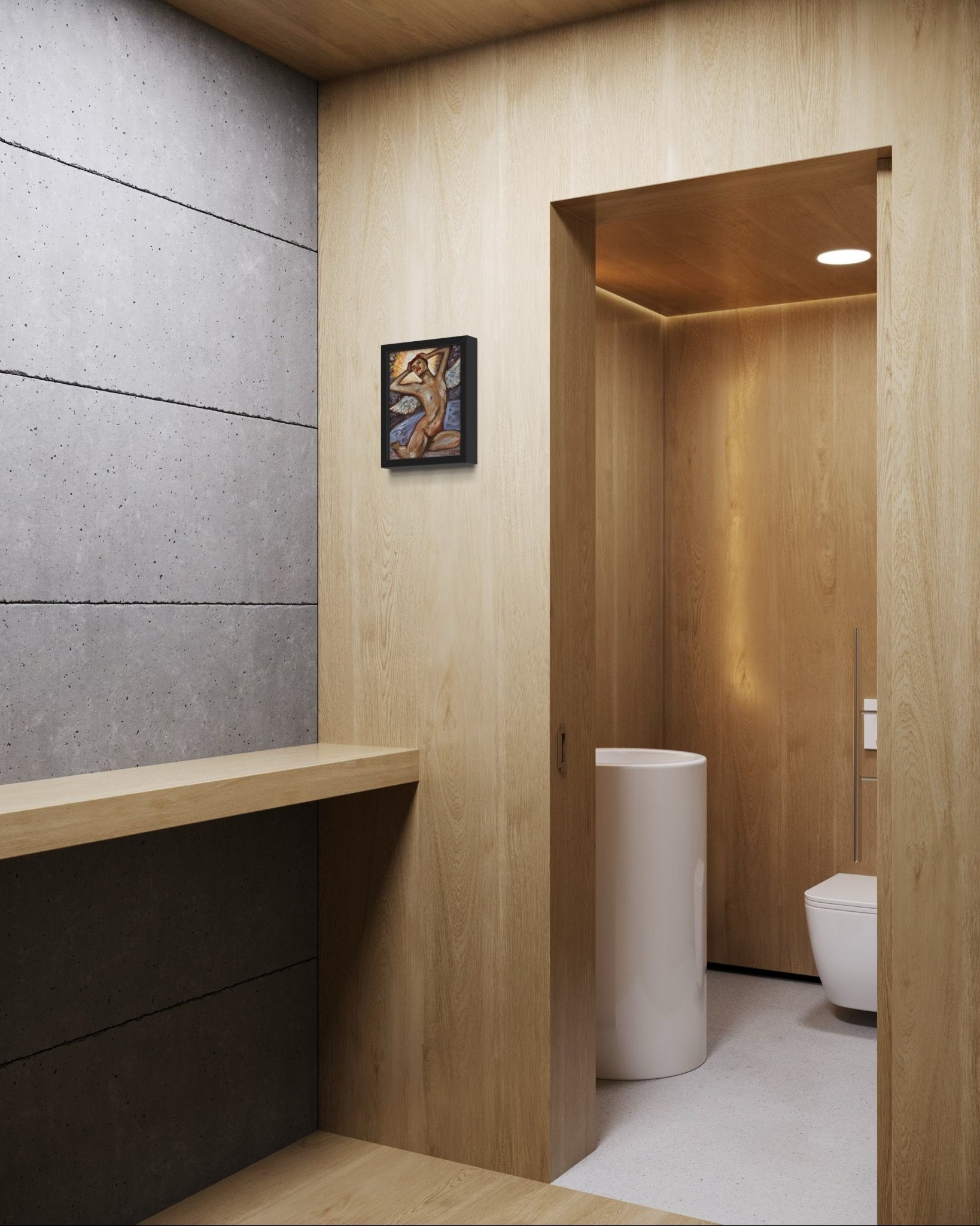 “Nimbus” oil 8x10 panel - David Ussery