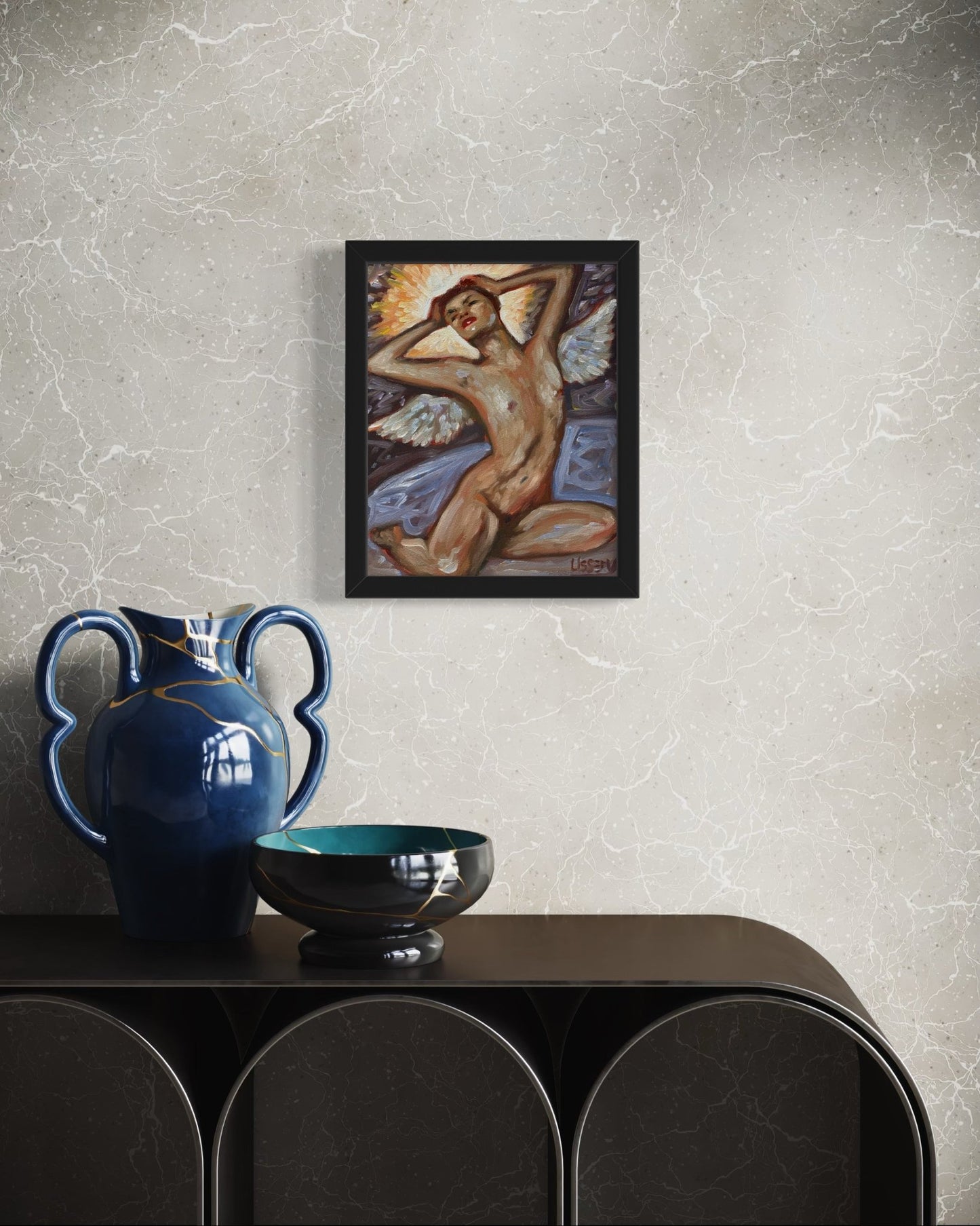 “Nimbus” oil 8x10 panel - David Ussery