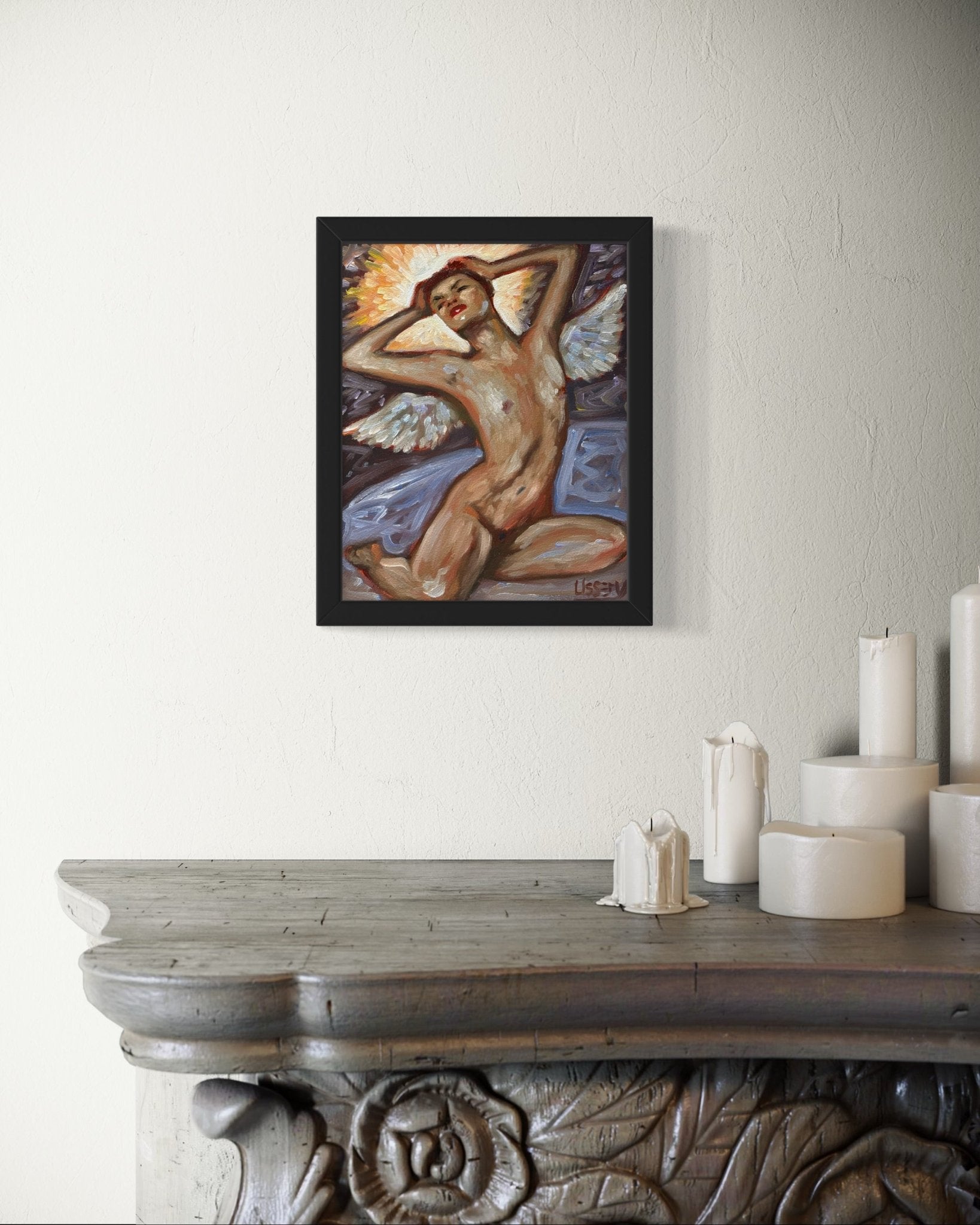 “Nimbus” oil 8x10 panel - David Ussery