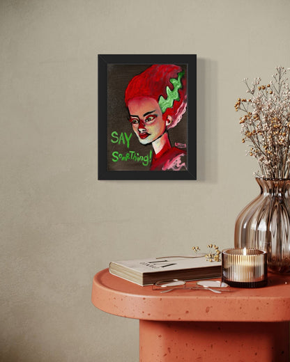 “Say Something!” Oil 6x8 panel - David Ussery