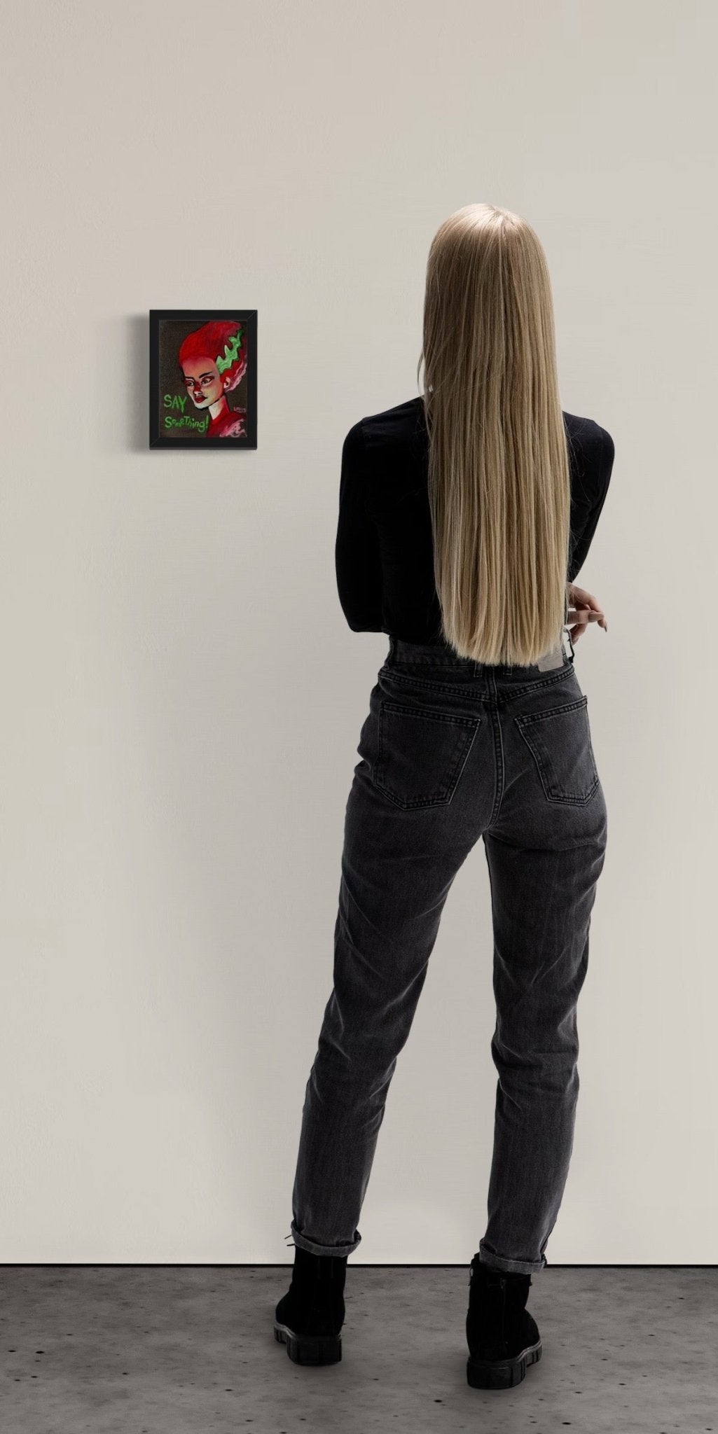 “Say Something!” Oil 6x8 panel - David Ussery