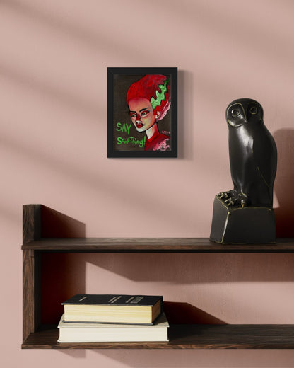 “Say Something!” Oil 6x8 panel - David Ussery