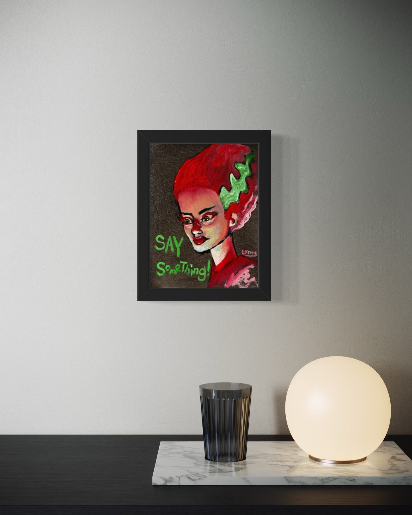 “Say Something!” Oil 6x8 panel - David Ussery