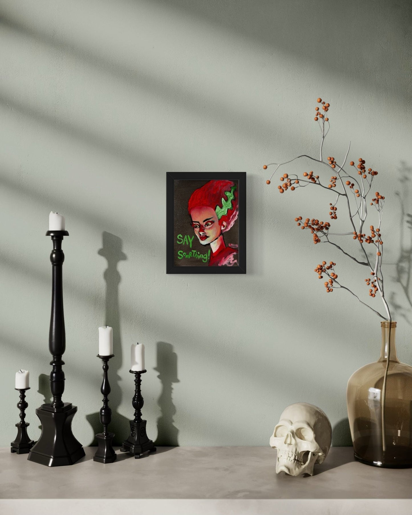 “Say Something!” Oil 6x8 panel - David Ussery