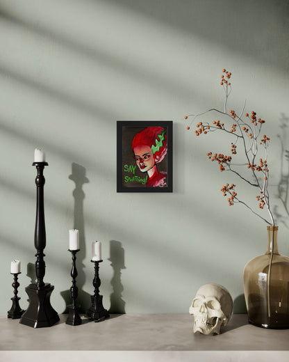 “Say Something!” Oil 6x8 panel - David Ussery