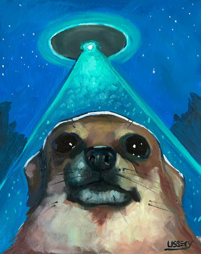 “The Chosen One” oil 8x10 panel. - David Ussery